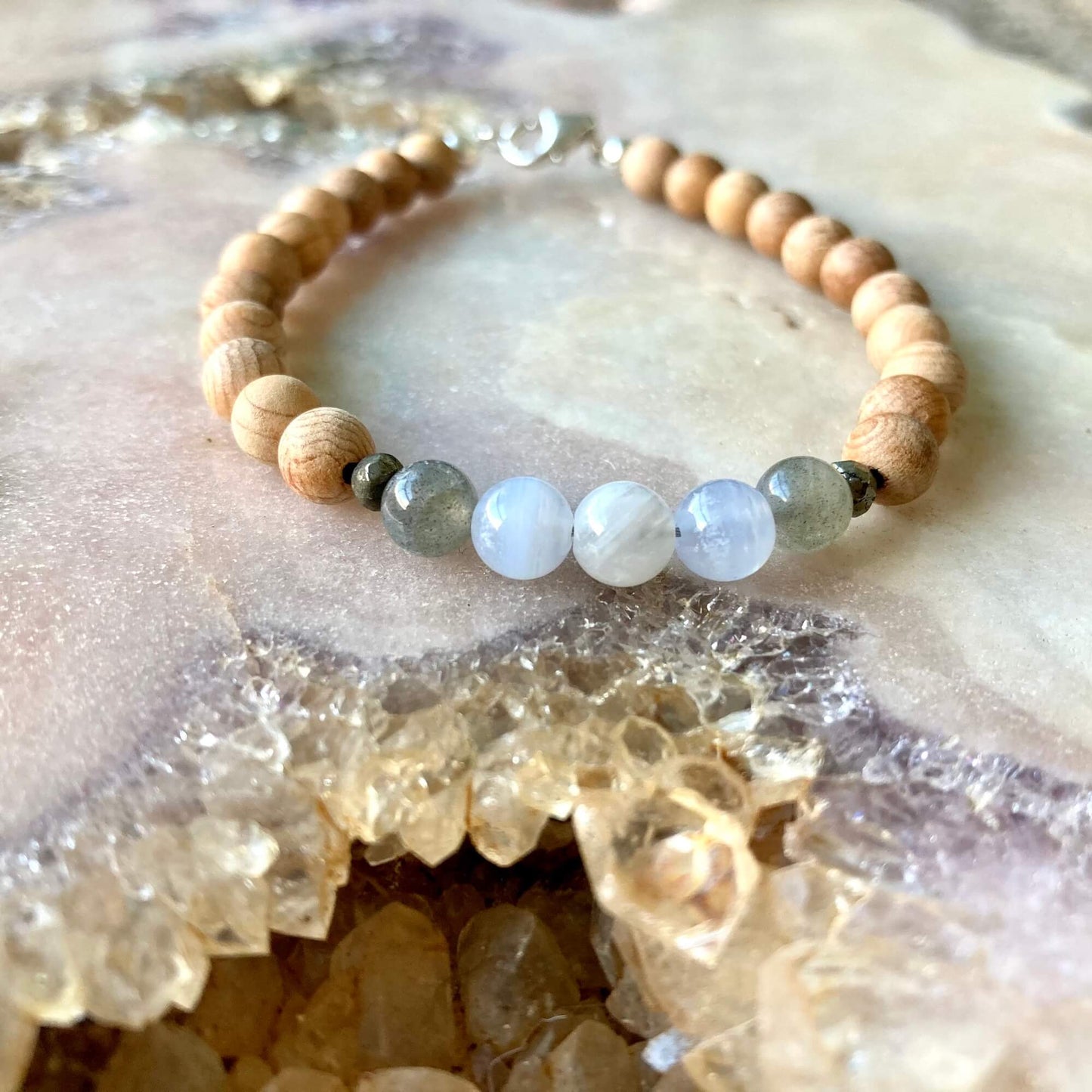 Gemini Mens Zodiac healing Bracelet