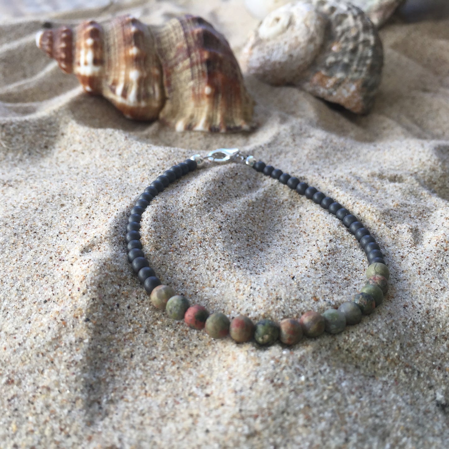 Wheres You're Head At - Unakite Bracelet