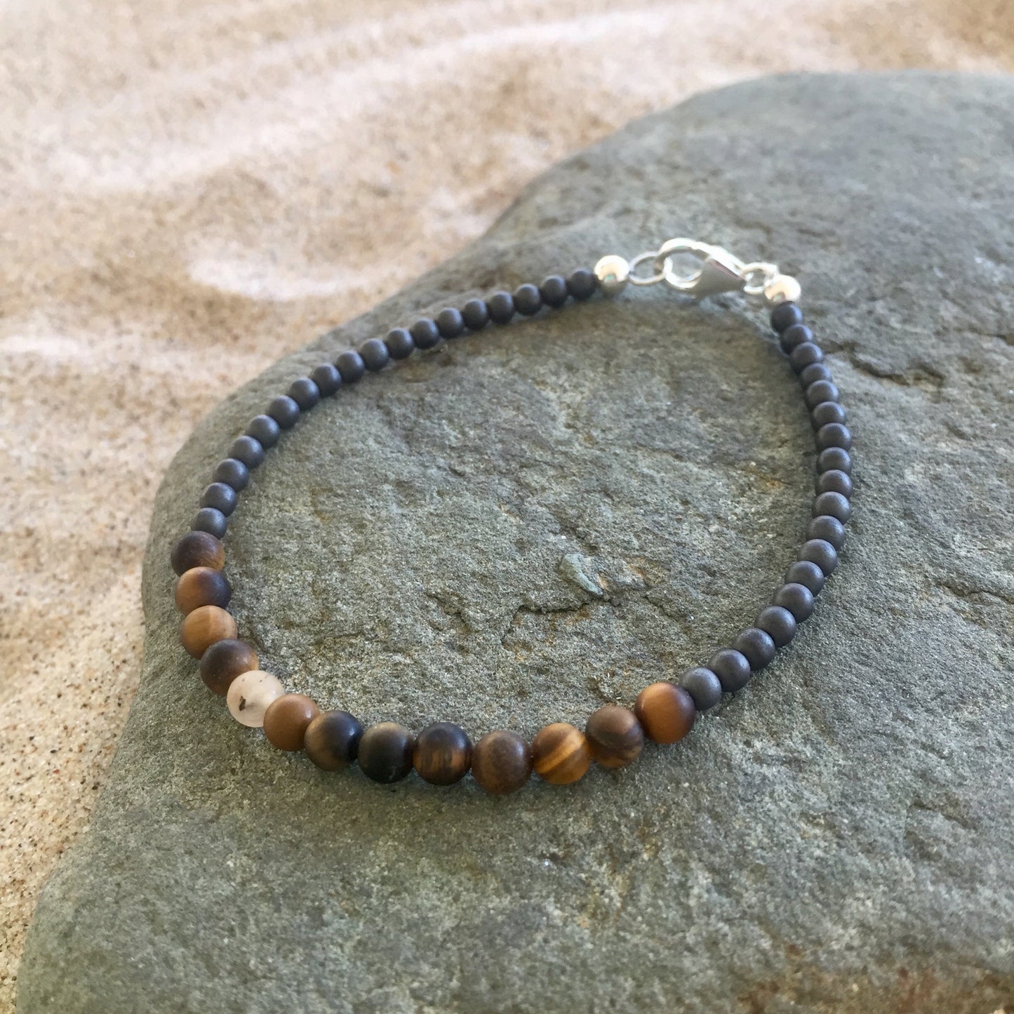 Live Long & Prosper - Tiger's Eye & Hematite Bracelet