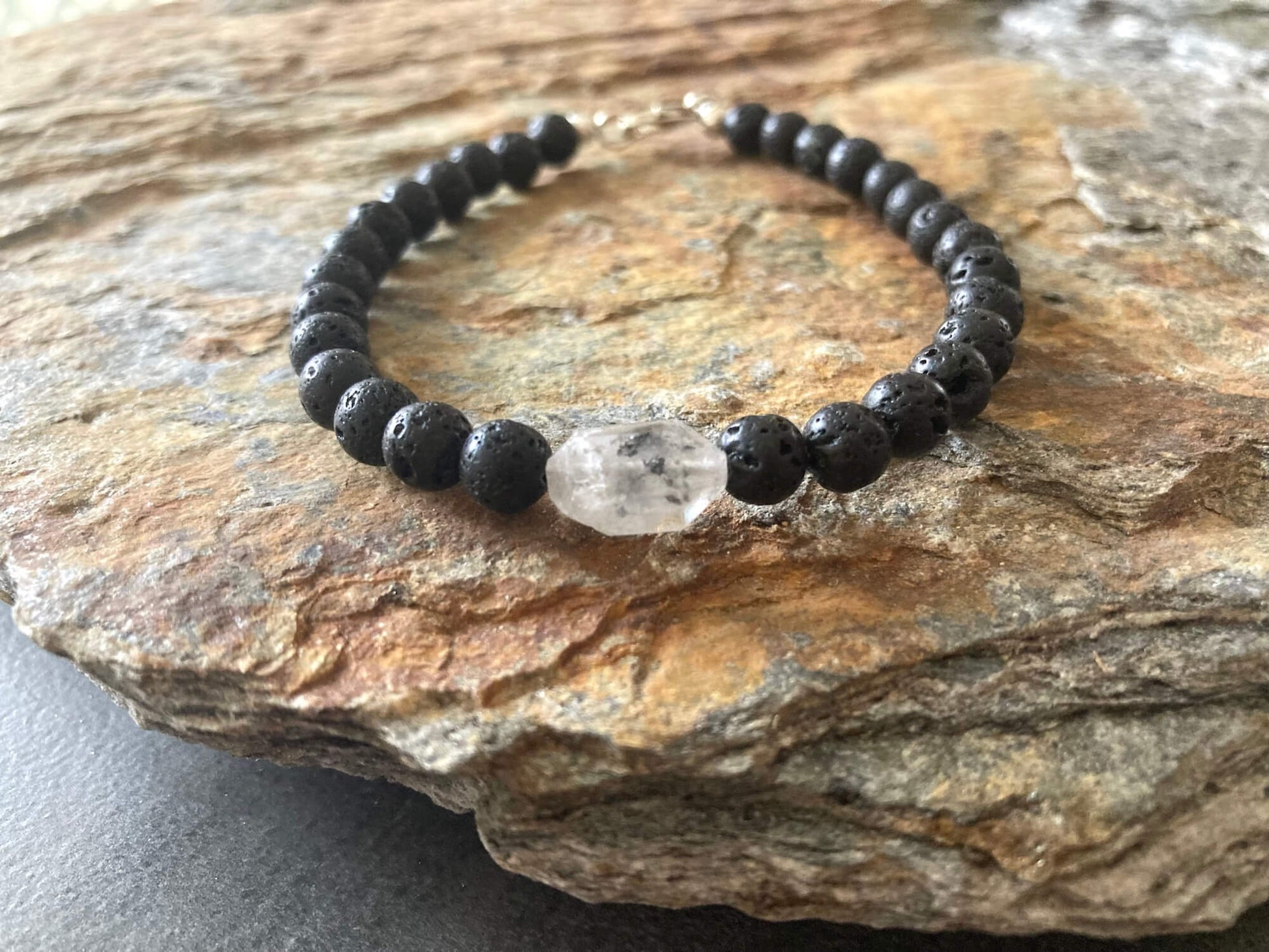 Alignment - Tibetan Quartz Mens Diffuser Bracelet