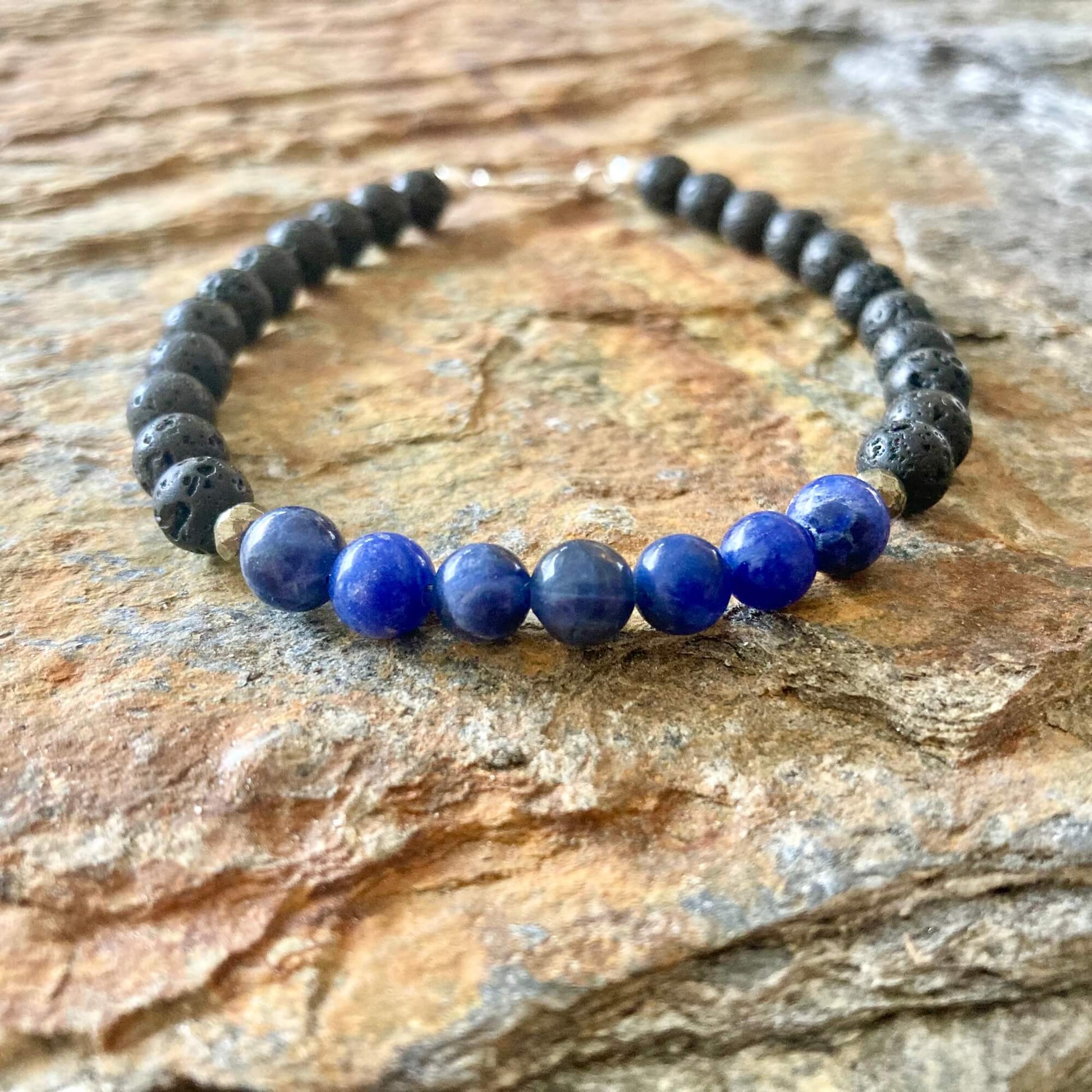 Focus - Sodalite Mens Bracelet